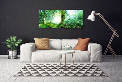 Print van doek Forest moss nature