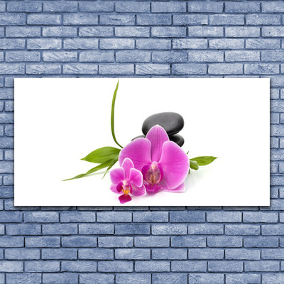 Print van doek Stenen bloem plant