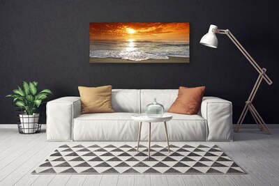 Print op doek Sea sun landschap