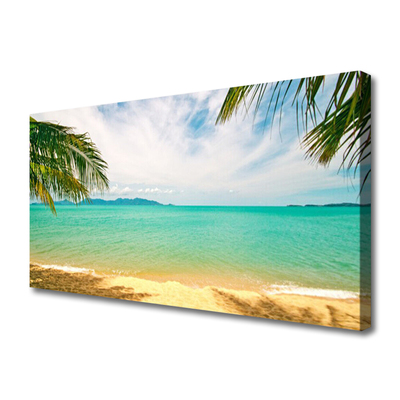 Print op doek Sea beach landscape