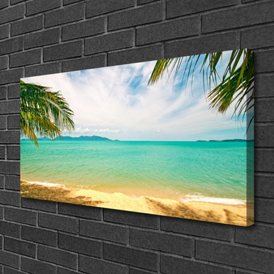 Print op doek Sea beach landscape