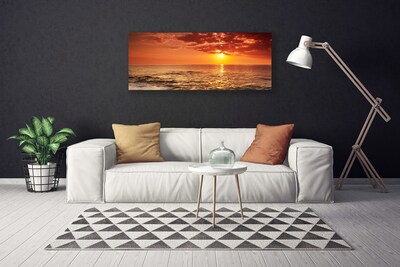 Print op doek Sea sun landschap