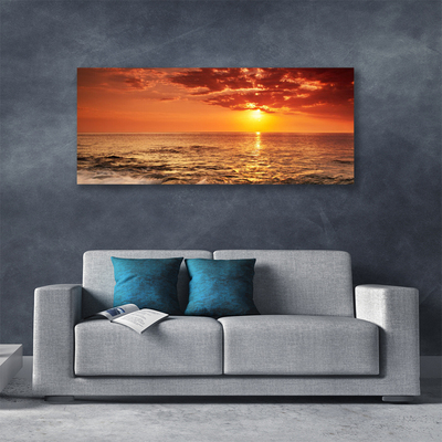 Print op doek Sea sun landschap