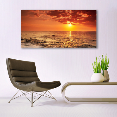 Print op doek Sea sun landschap