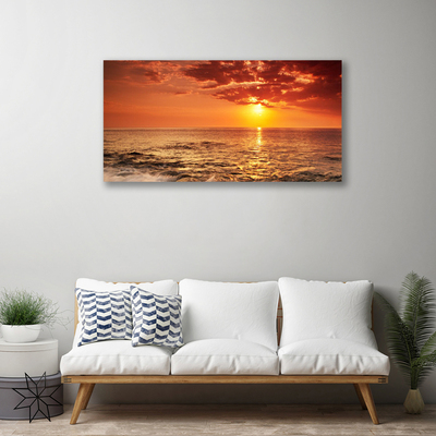 Print op doek Sea sun landschap