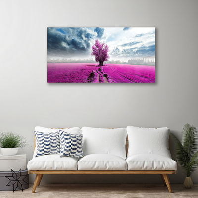 Print op doek Tree meadow nature