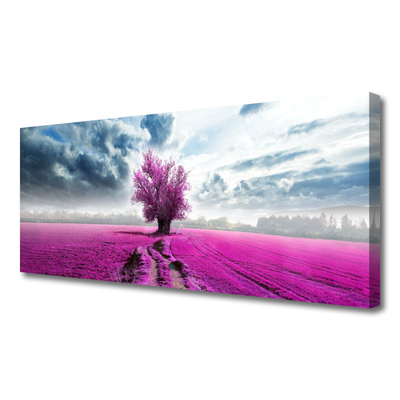 Print op doek Tree meadow nature