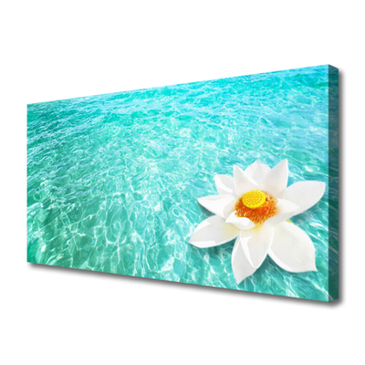 Print op doek Water flower art