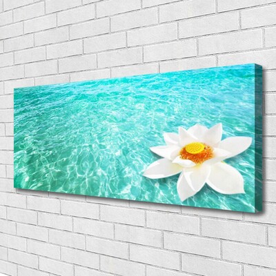 Print op doek Water flower art