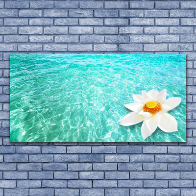 Print op doek Water flower art