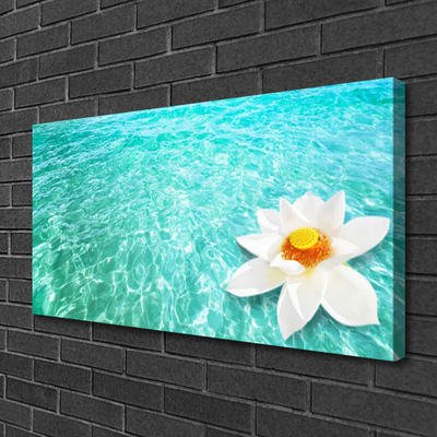 Print op doek Water flower art