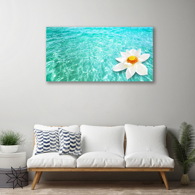 Print op doek Water flower art