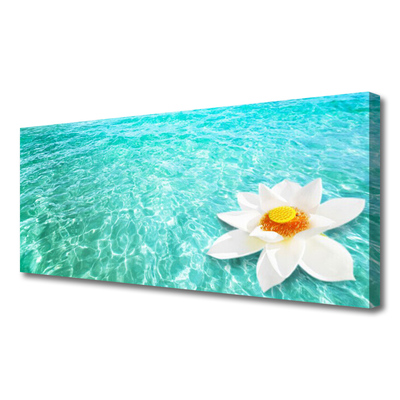 Print op doek Water flower art