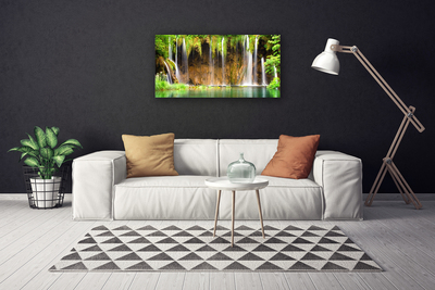 Print op doek Waterval lake nature