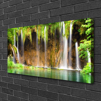 Print op doek Waterval lake nature