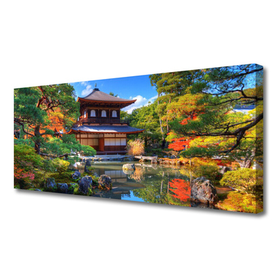 Print op doek Landscape garden japan