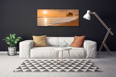 Print op doek Sea beach sun landschap