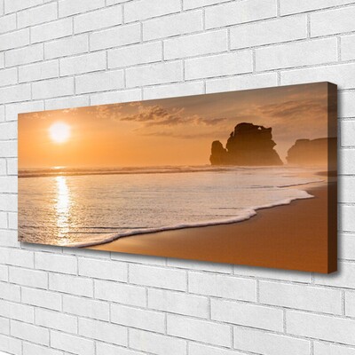 Print op doek Sea beach sun landschap