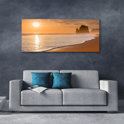 Print op doek Sea beach sun landschap