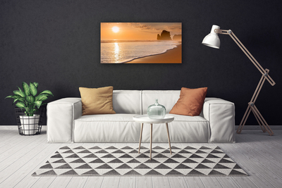 Print op doek Sea beach sun landschap