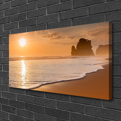 Print op doek Sea beach sun landschap