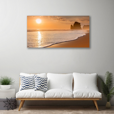 Print op doek Sea beach sun landschap