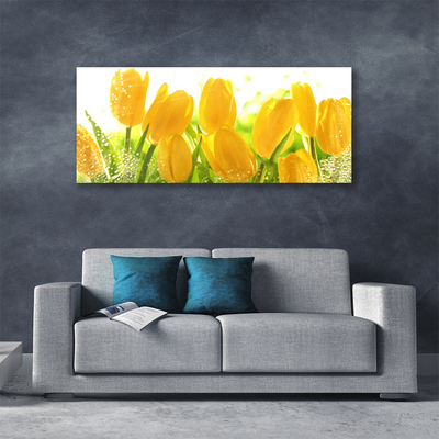 Print op doek Tulpen bloemen plant