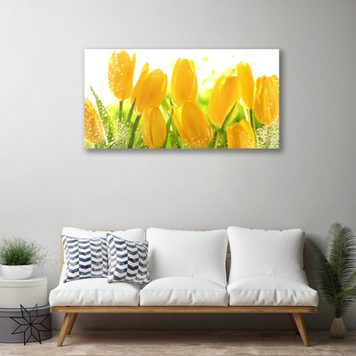 Print op doek Tulpen bloemen plant