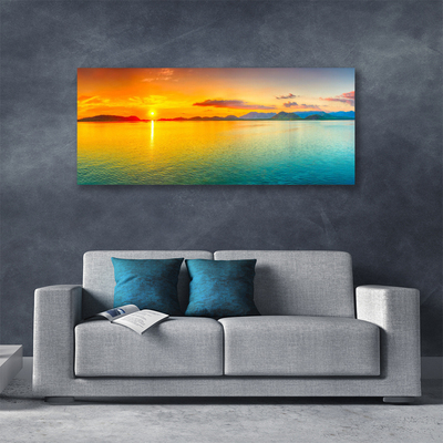 Print op doek Sea sun landschap