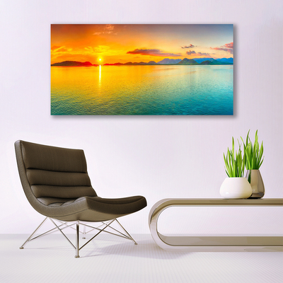 Print op doek Sea sun landschap