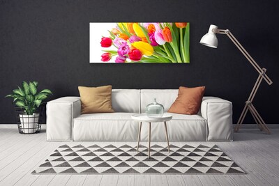 Print op doek Tulpen bloemen plant