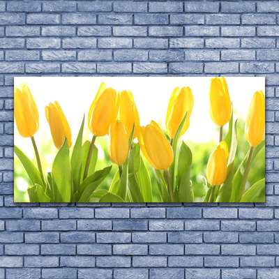 Print op doek Tulpen bloemen plant