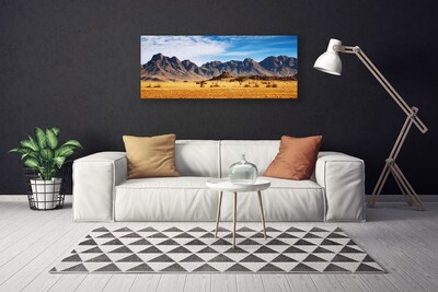 Print op doek Desert mountain landscape