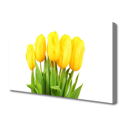 Print op doek Tulpen bloemen plant