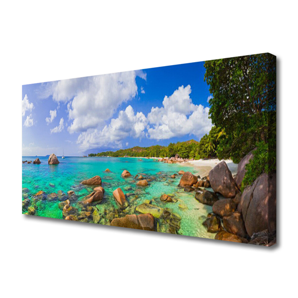 Print op doek Sea beach landscape