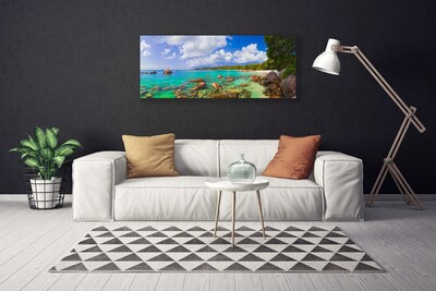 Print op doek Sea beach landscape