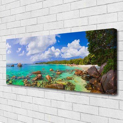 Print op doek Sea beach landscape