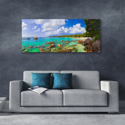 Print op doek Sea beach landscape