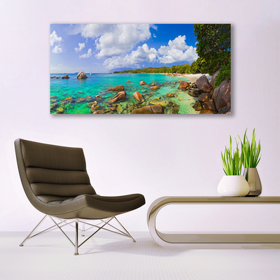 Print op doek Sea beach landscape