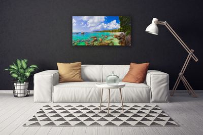 Print op doek Sea beach landscape