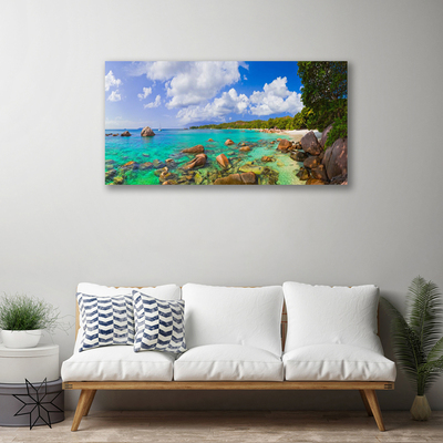 Print op doek Sea beach landscape