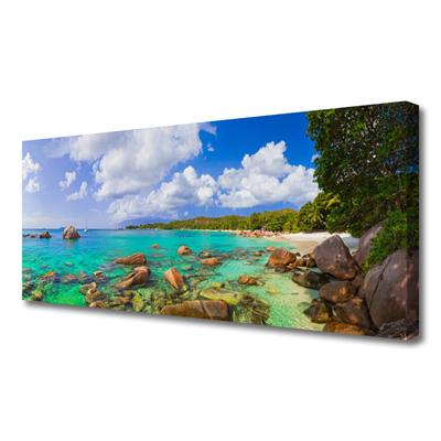 Print op doek Sea beach landscape