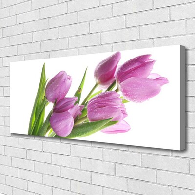 Print op doek Tulpen bloemen plant