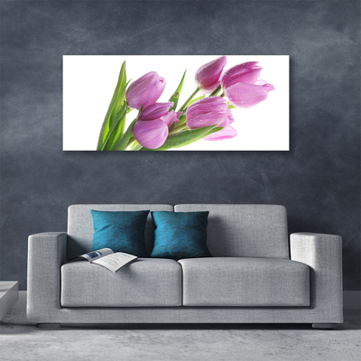 Print op doek Tulpen bloemen plant