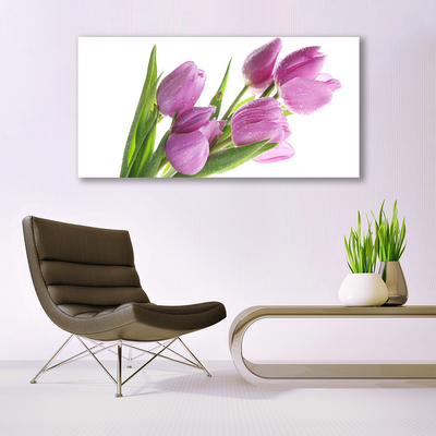 Print op doek Tulpen bloemen plant