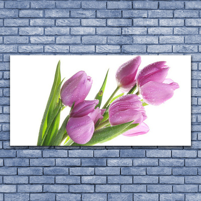 Print op doek Tulpen bloemen plant