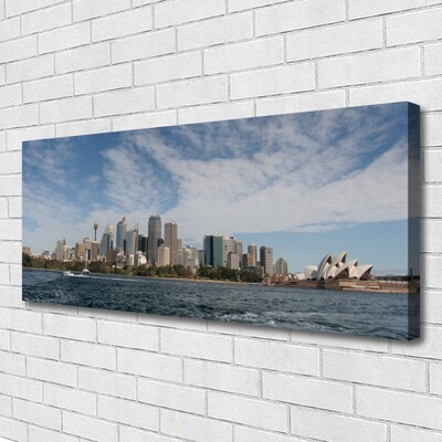 Print op doek Sea stad herbergt sydney