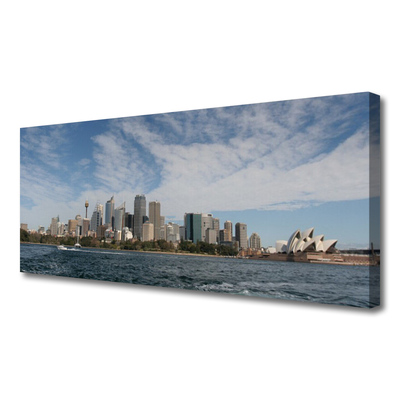 Print op doek Sea stad herbergt sydney