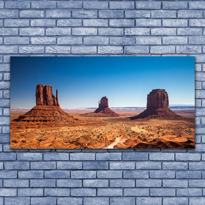 Print op doek Desert mountain landscape