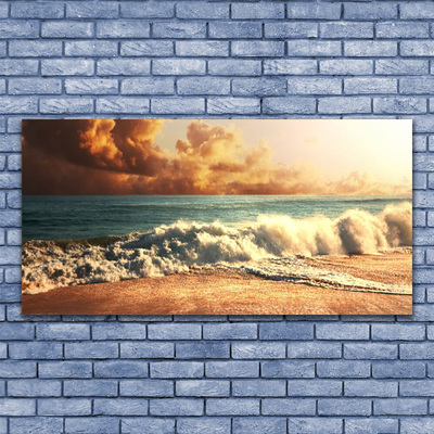 Print op doek Ocean beach waves landschap